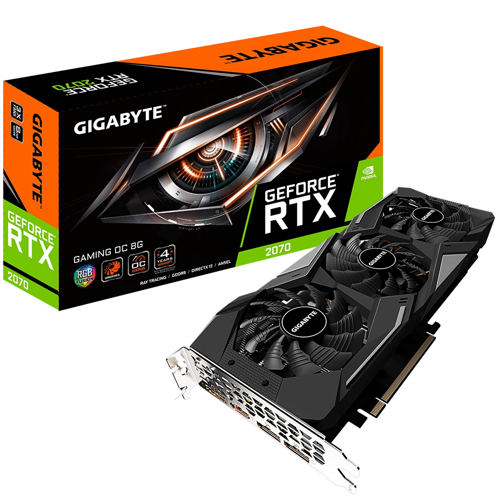 Gigabyte GeForce RTX 2070 GAMING OC 8G  (Rev. 1.0)